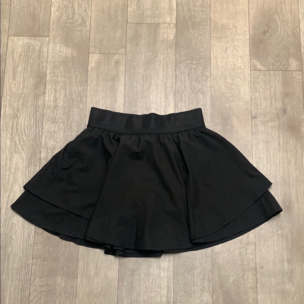 90 Degrees By Reflex Hypersonic Active Performance Tiered Biker Shorts Skort - Picture 2 of 8